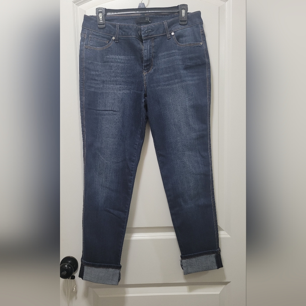 1822 Denim Dark Blue Ankle Jeans